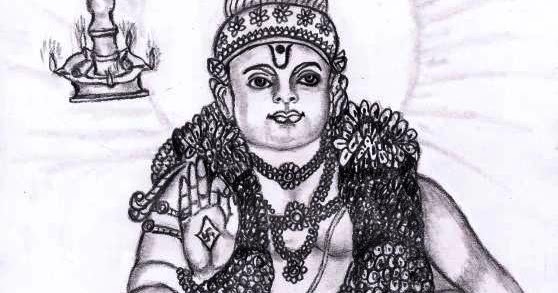 How to Draw Lord Ayyappa Swamy Drawing - video Dailymotion