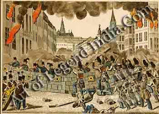 Storming the Barricades in Vienna 1848 was a year of tumult for Austria. On 13 March, the repressive chancellor Metternich was deposed after a battle between people and military. In May, barricades were erected when the government tried to deny the reforms earlier ceded. And the year ended with the abdication of the imbecile emperor, Ferdinand I. 