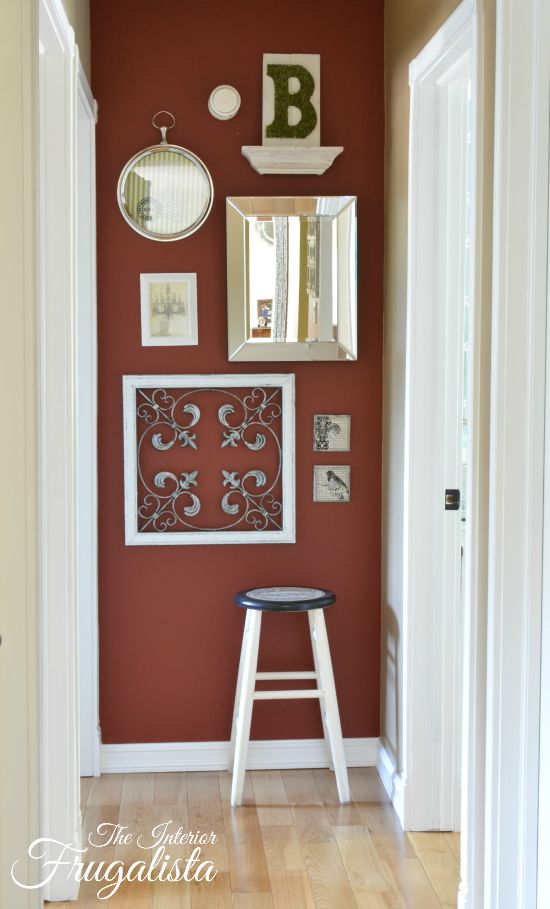 Hallway Gallery Wall Before