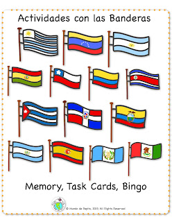 Flag Activities for Spanish Class