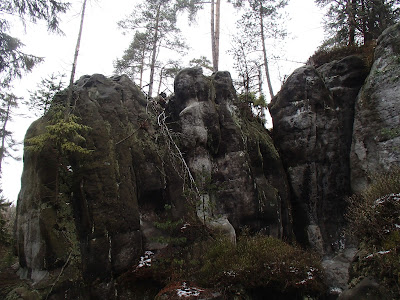 Sudety, Góry Stołowe, Białe Skały, Skała Puchacza