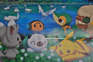 ポケモンカレンダー 2012年 イラスト  ポケモンBW チラーミィ ミジュマル ツタージャ Pokémon calendar Oshawott Snivy