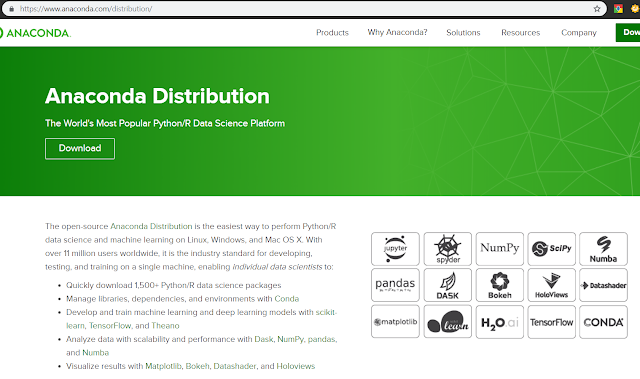 Anaconda Distribution Official Home Page
