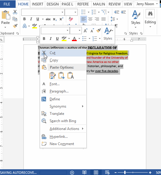 PasteText