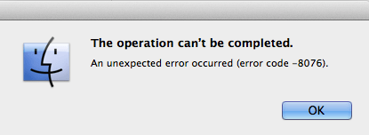 How to Troubleshoot Mac Unexpected Error Code 8076