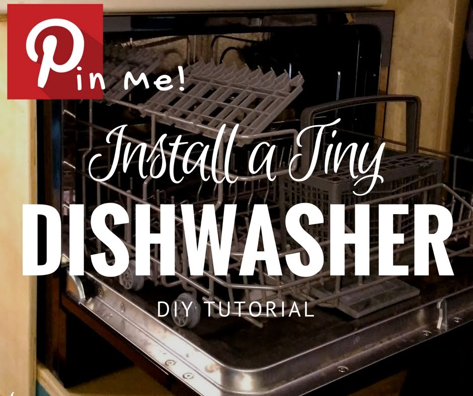 Install a real dishwasher in your tiny house or camper - NO PLUMBING INVOLVED