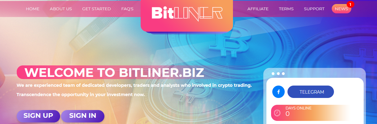 Мошеннический сайт bitliner.biz – Отзывы, развод, платит или лохотрон? Информация