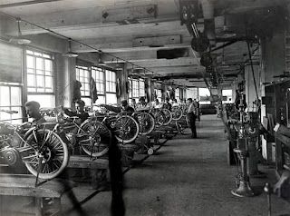 Assembling Room (1918) Harley-Davidson Motor Company.