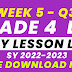 WEEK 5 GRADE 4 DAILY LESSON LOG Q3 