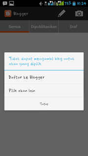 Daftar Blogger Lewat Android