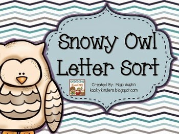 http://www.teacherspayteachers.com/Product/Snowy-Owl-Letter-Sort-1619017