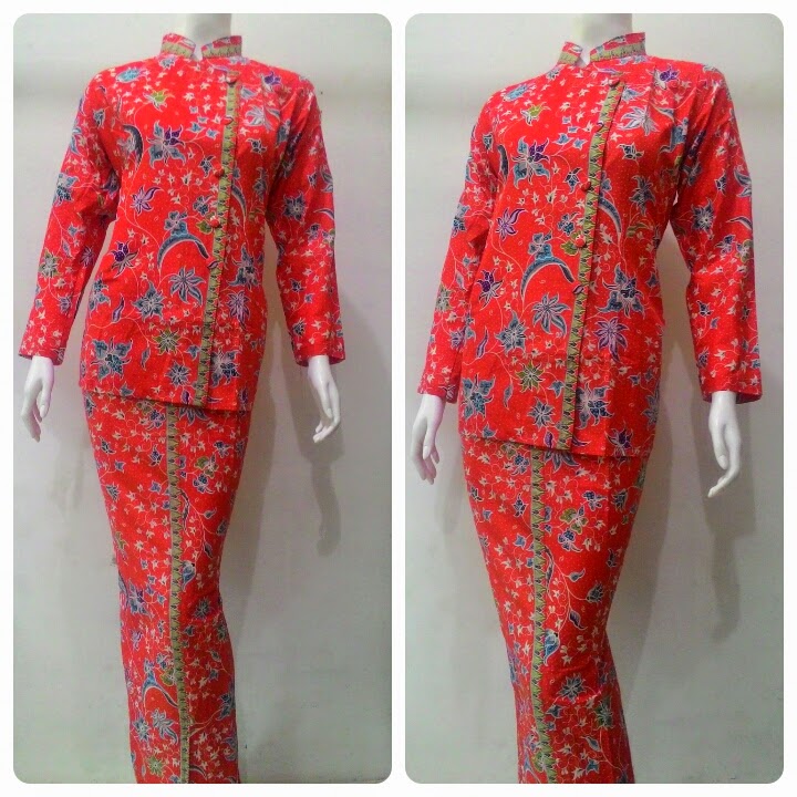 Baju  Batik  Pramugari  Motif Melati Batik  Bagoes Solo