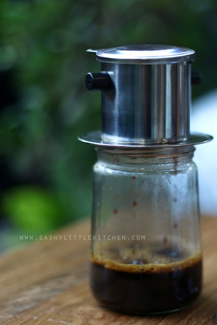 Vietnamese Jelly Ice Coffee (Es Kopi Vietnam dengan Jelly Kopi)