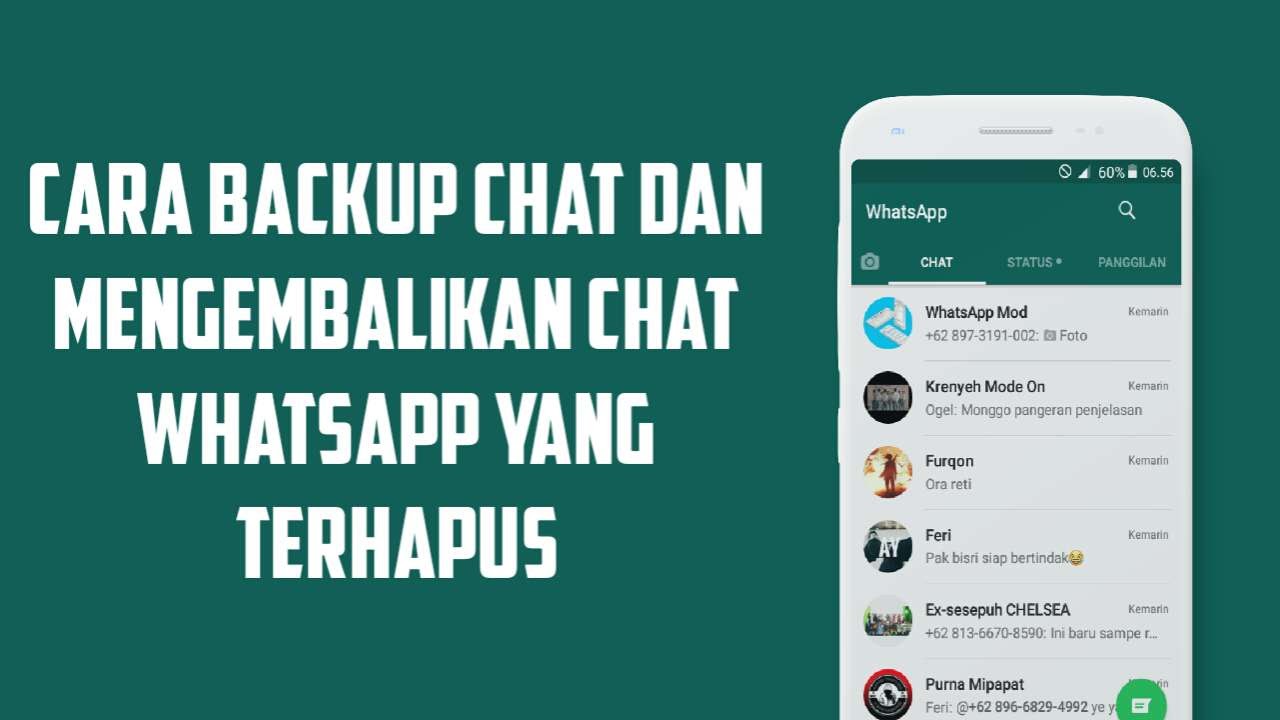 Cara Ampuh Backup Chat Whatsapp Dan Mengembalikannya Seperti