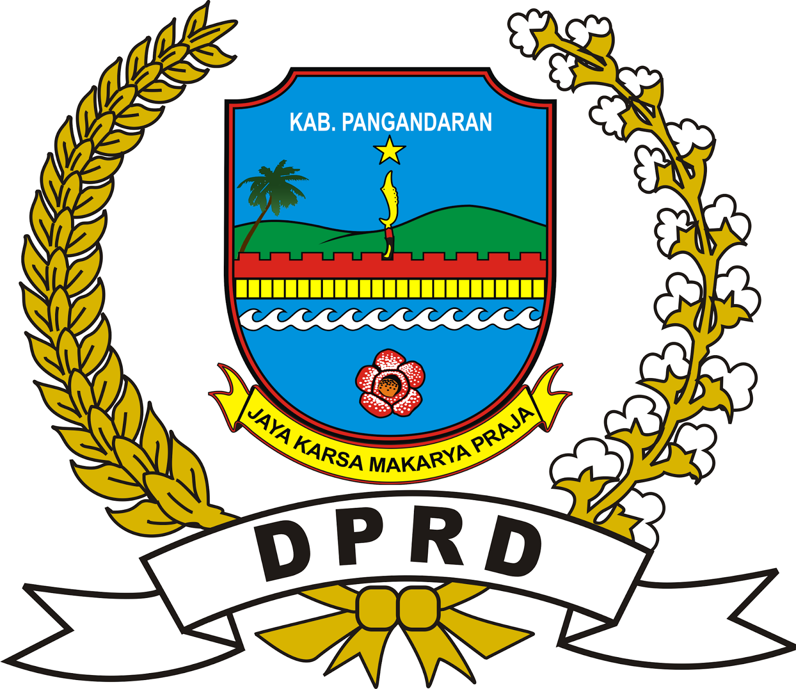 Logo DPRD Kabupaten Pangandaran Sekretariat DPRD