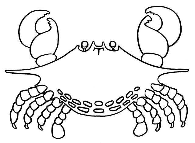 Best free printable crab coloring pages for kids