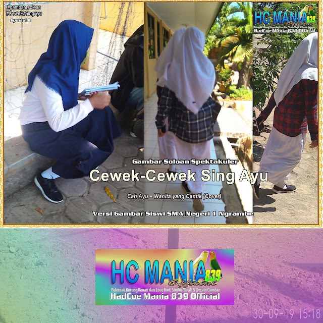 Gambar Soloan Spektakuler - Gambar Siswa-Siswi SMA Negeri 1 Ngrambe - Buku Album Gambar Soloan Edisi 13