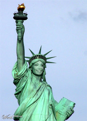 photoshop patung liberty