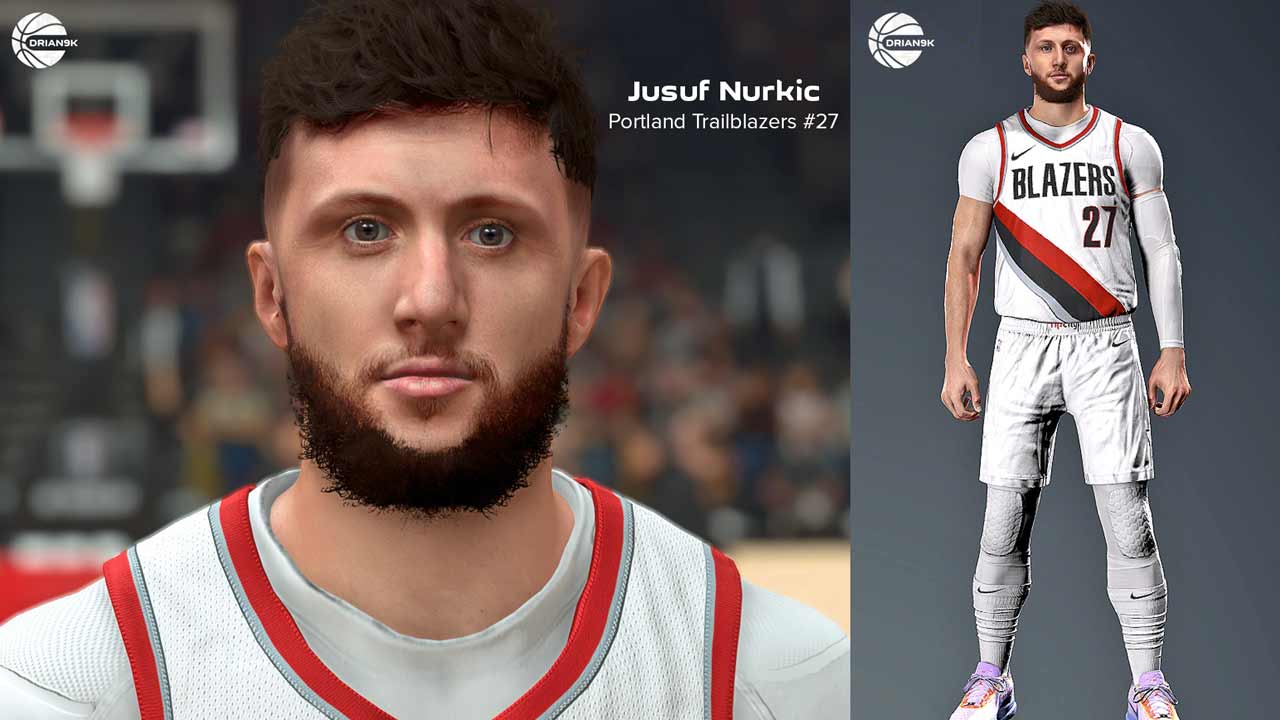 NBA 2K23 Jusuf Nurkic Cyberface
