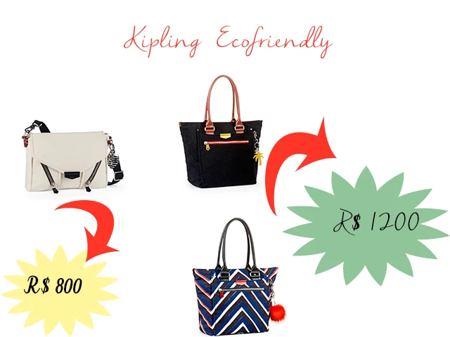 Conheça a coleção Kaeon de bolsas sustentáveis da Kipling