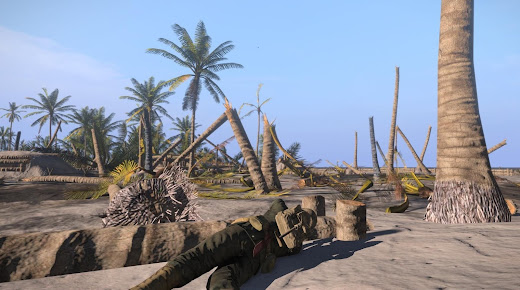 Arma3用Hell in the Pacific MODのTarawa島