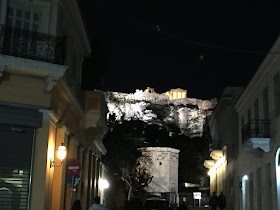 PARTHENON AT NIGHT