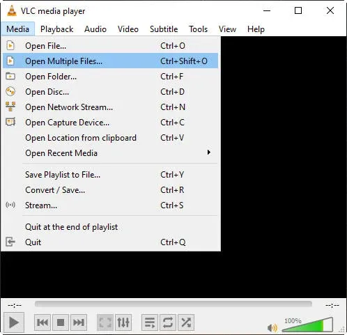 كيف يمكنني تشغيل مقطعين فيديو في توقيت واحد ببرنامج VLC Media Player