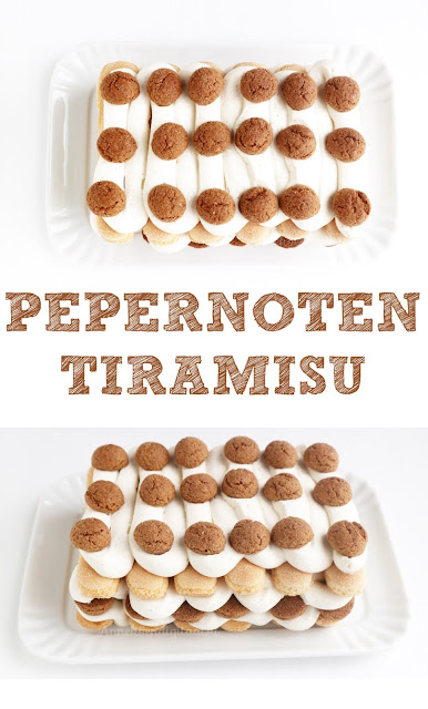 snelle Pepernoten tiramisu, makkelijke Pepernoten tiramisu, tiramisu zonder eieren, recept tiramisu, tiramisu met pepernoten, pepernoten tiramisu voor sinterklaas