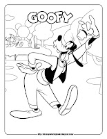mickey mouse coloring pages coloring sheets goofy