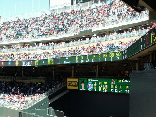 target field seating view. target field seating view.