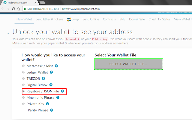 Daftar Token di Wallet MyEtherWallet