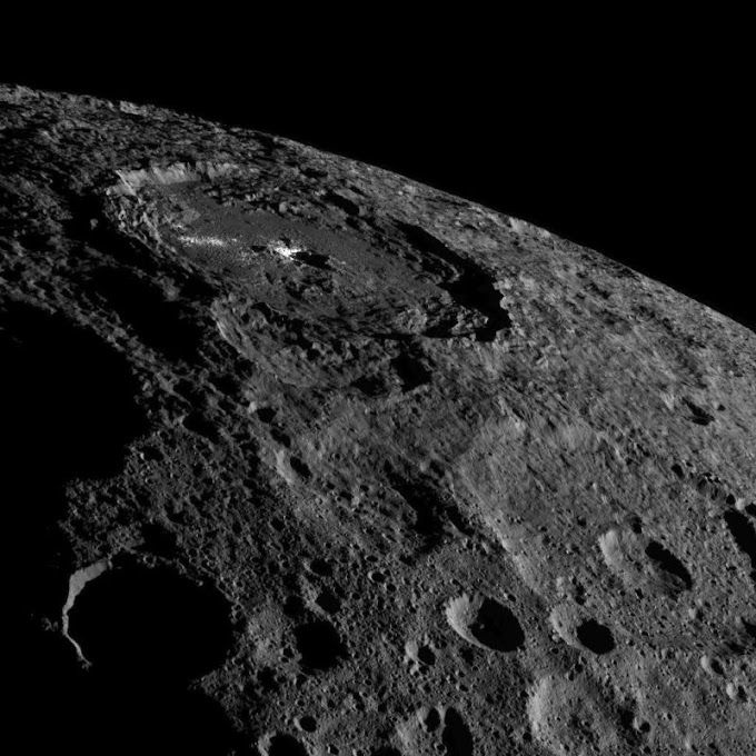 Planet Katai Ceres Menyembunyikan Kawah Es Raksasa Di Bawah Permukaannya