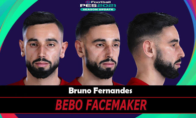 Faces Bruno Fernandes For eFootball PES 2021