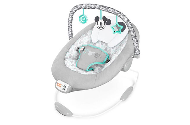 Bright Starts - Mickey Mouse Cloudscapes Cradling Baby Bouncer
