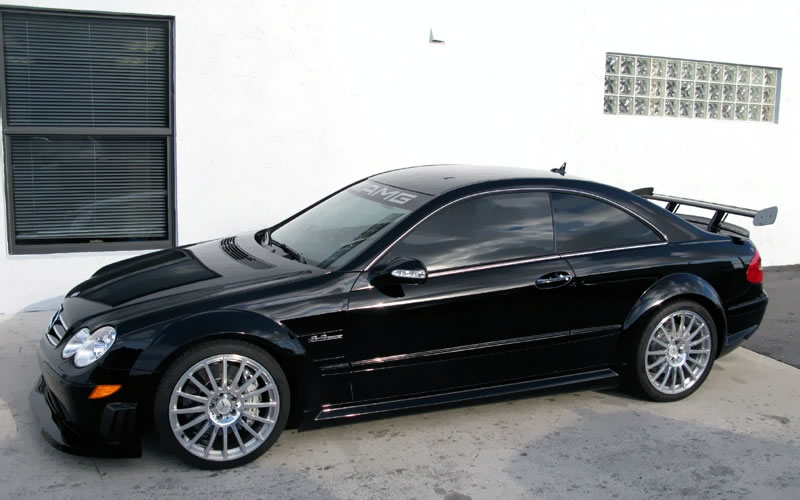 Black 2006 Mercedes-Benz CLK 500 Cabriolet with Stone interior Black