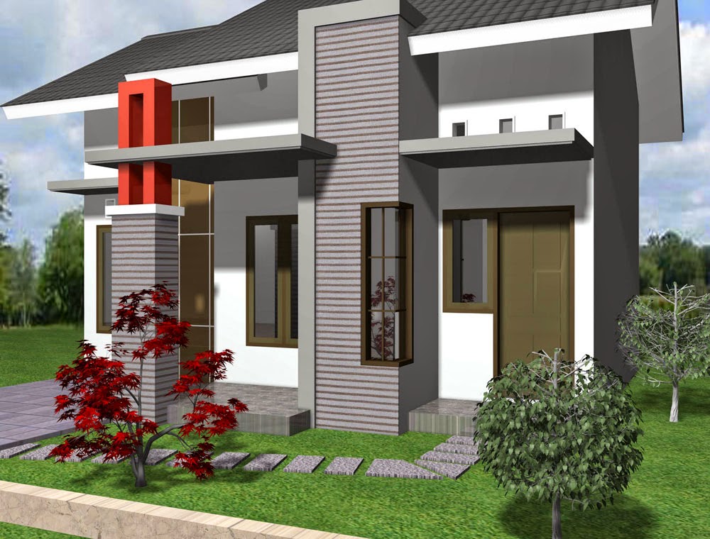 Contoh Kombinasi Warna  Cat Rumah  Minimalis  Modern Desain 