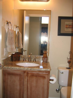 Arizona Homes Blog - Ahwatukee, AZ Remodel Pictures of the Powder Room