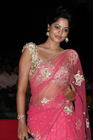 Actress, Bindhu, Madhavi, in, Pink, Saree, Photos