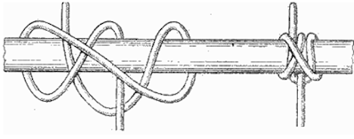 Как вязать качельный узел