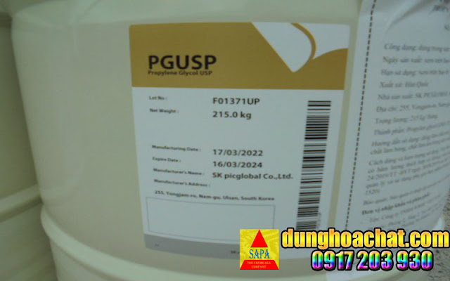Dung môi Propylene Glycol USP/EP - PG Dược (Hàn Quốc)