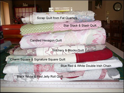 Quilt Tops to be quilted