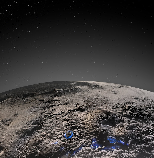 Giant ice volcanoes identified on Pluto