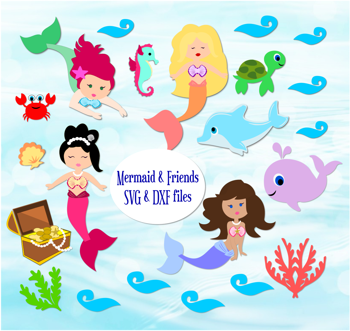 Freebie Friday- Little Mermaid SVG Cut Files - Abbi ...