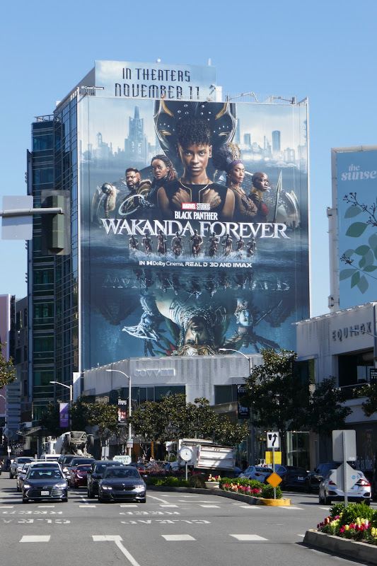 Black Panther Wakanda Forever billboard