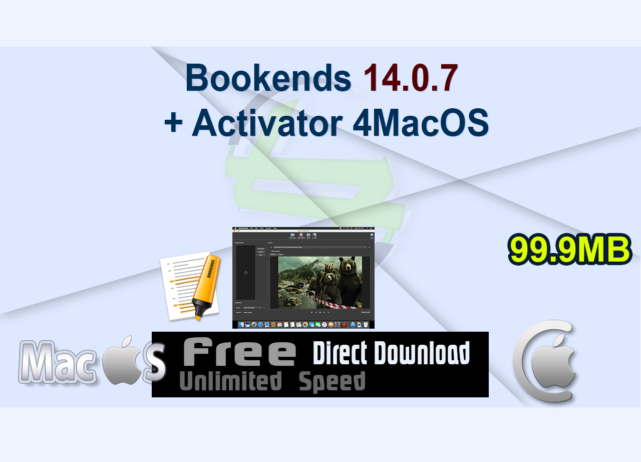 Bookends 14.0.7 + Activator 4MacOS