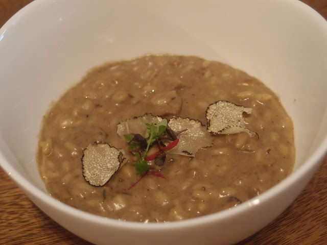 Porcini, truffle, thyme, risotto