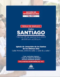 Feria de Empleo en Santiago 2023: Oportunidades Laborales en el Ministerio de Trabajo