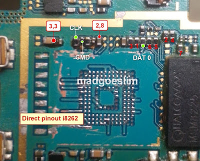 ISP PinOut Samsung GT-I8262