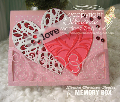 valentine's pocket card front view