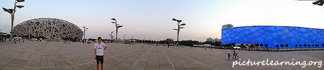 olympic stadium bird nest water cube